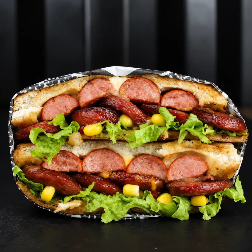 Dogão Duplo Calabresa + Batata + Coca Cola 200ml