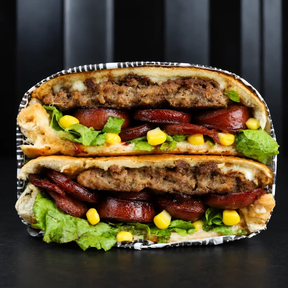 X Burguer Calabresa + Batata + Coca Cola 200ml