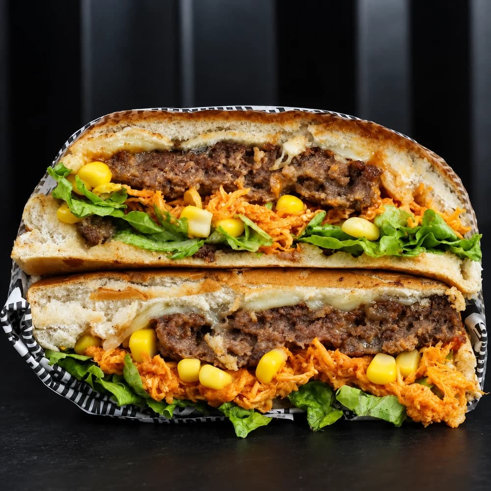 X-Burguer Frango+ Batata + Coca Cola 200ml