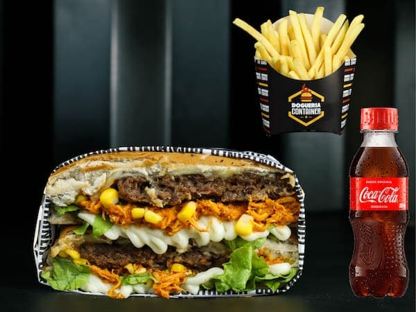 X-Burguer Frango Supreme + Batata + Coca Cola 200ml